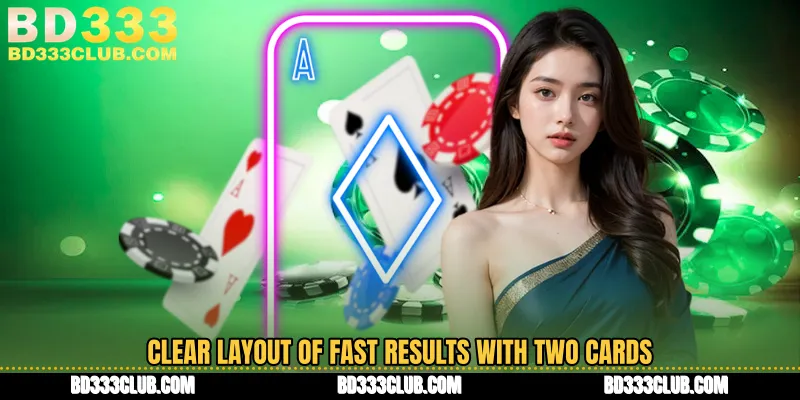 Clear Layout Of Fast Results With Two Cards