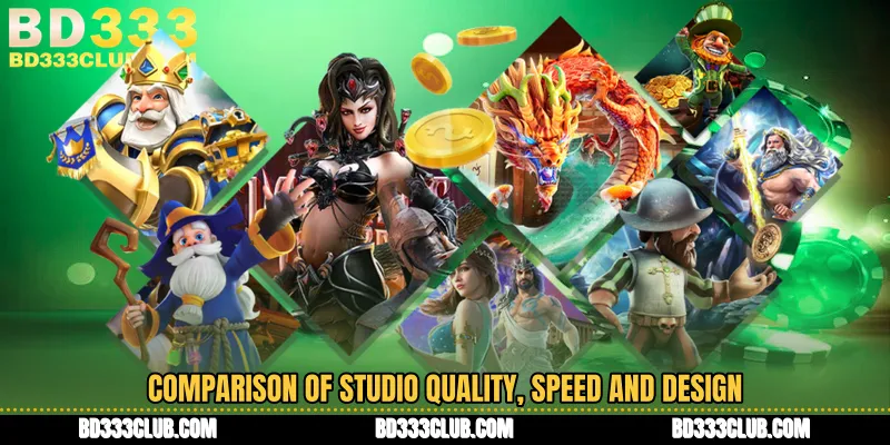 Comparison Of Studio Quality, Speed And Design