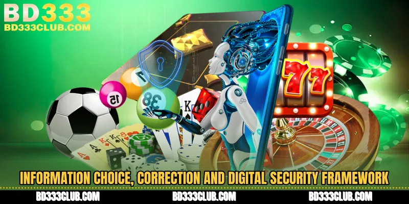 Information Choice, Correction And Digital Security Framework