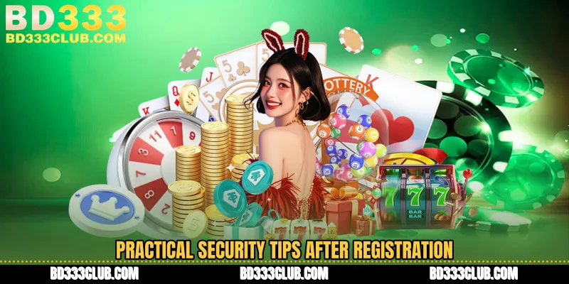 Practical Security Tips After Registration